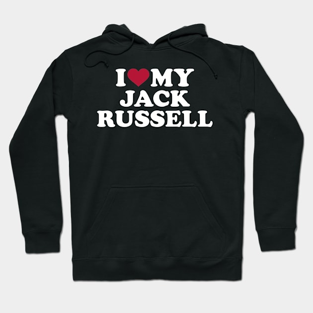 I love my Jack Russell Hoodie by Designzz
